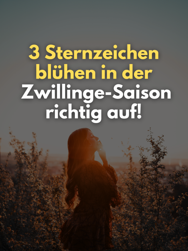 Energie-Boost in der Zwillinge-Saison! Diese 3 Sternzeichen spüren jetzt neuen Schwung, klare Gedanken & frische Chancen. Finde heraus, ob du dabei bist! #Astro #ZwillingeSaison #Horoskop