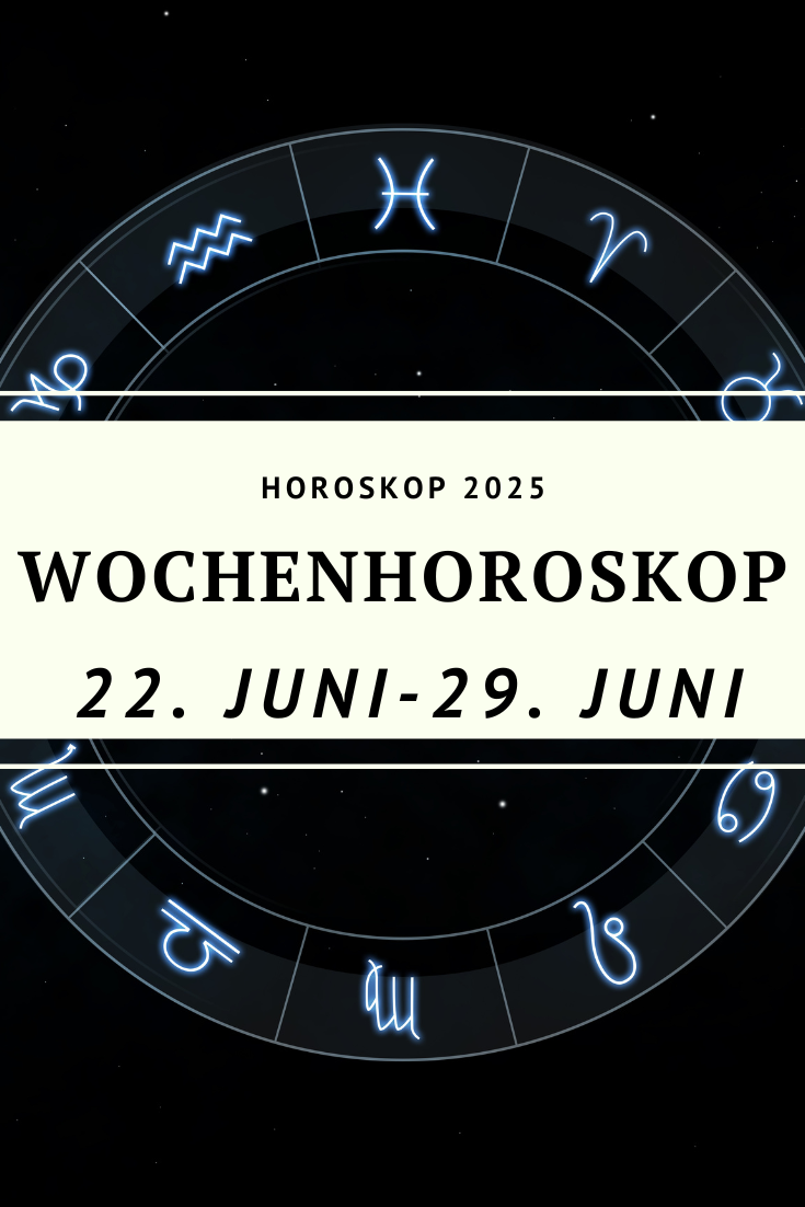 Wochenhoroskop Juni 2025, Neumond Krebs 25. Juni 2025, Horoskop 22. bis 29. Juni, astrologische Woche Juni, Wochenhoroskop Krebs, emotionale Heilung Horoskop, Mars Jupiter Sextil Juni, Horoskop für alle Sternzeichen, astrologische Prognose Juni, Wochenenergie Sternzeichen