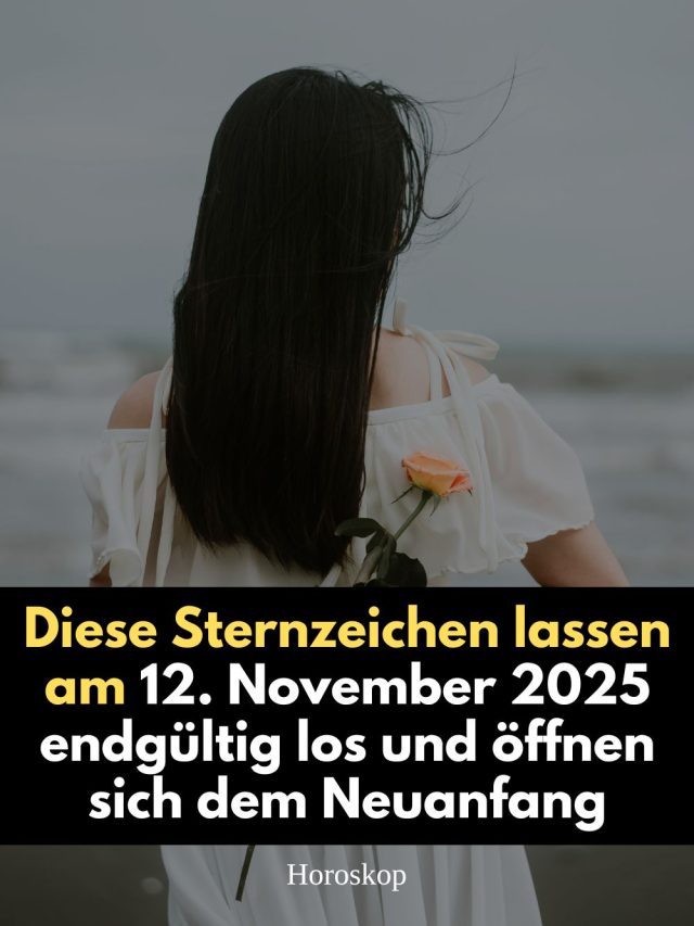 Am 12. November 2025 schließen drei Sternzeichen ein wichtiges Kapitel ihres Lebens