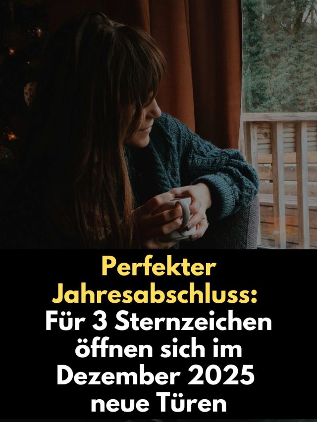 Im Dezember 2025 öffnet sich für drei Sternzeichen eine Tür, die alles verändert. Entdecke, welche kosmischen Energien zu einem echten Neubeginn führen – und warum der Jahresabschluss 2025 so besonders ist.