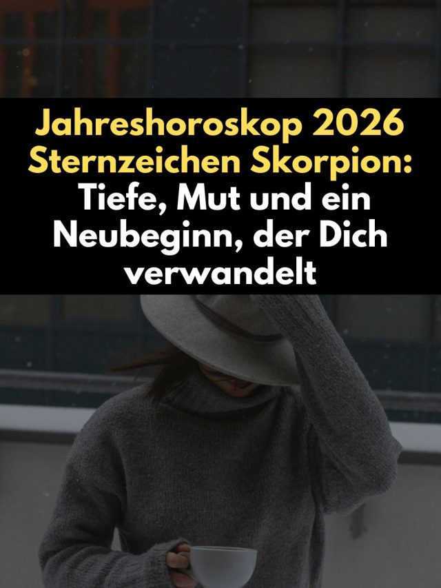 Jahreshoroskop 2026 für Skorpion: Erfahre, warum dieses Jahr deine tiefste Transformation einleitet – mit kosmischen Ereignissen, spirituellen Durchbrüchen, Liebesrevolution und beruflicher Metamorphose. 2026 wird zu deinem Jahr der Wiedergeburt.