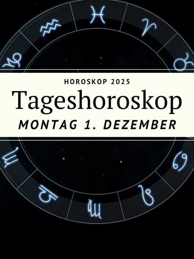 Horoskop für Montag, den 1. Dezember 2025, welche kraftvollen Impulse der Wassermann-Mond und die Schütze-Sonne dir schenken. Neue Klarheit, geistige Freiheit und heilsame Erkenntnisse für alle 12 Sternzeichen – entdecke deine persönliche Seelenbotschaft des Tages.