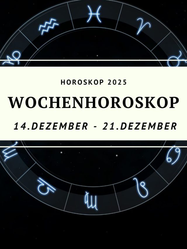 Dein Wochenhoroskop vom 14. bis 21. Dezember 2025: Große Klarheit vor dem Fest der Liebe. Mit Neumond, Wintersonnenwende & persönlichen Botschaften für alle Sternzeichen.