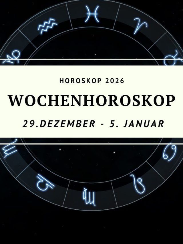 Wochenhoroskop vom 29.12.2025 bis 05.01.2026: Emotionaler Krebs-Vollmond, Mars-Pluto-Energie & kraftvoller Neubeginn für alle Sternzeichen
