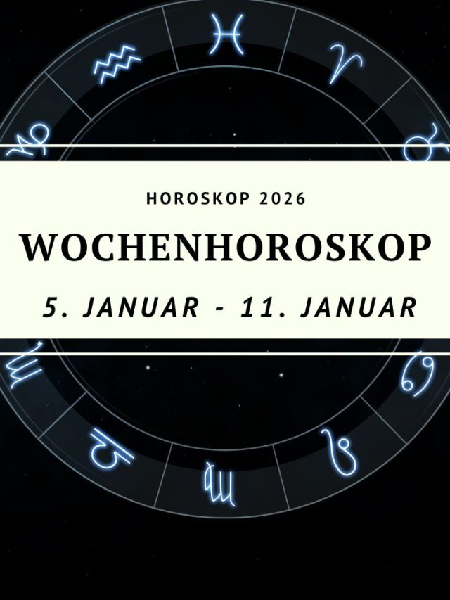 Wochenhoroskop vom 5. bis 11. Januar 2026: Erfahre, welche Sternzeichen jetzt Klarheit finden, welche Chancen sich zeigen und wie Venus, Merkur & Saturn dein neues Jahr prägen. Tiefgehend, ehrlich & astrologisch geprüft.