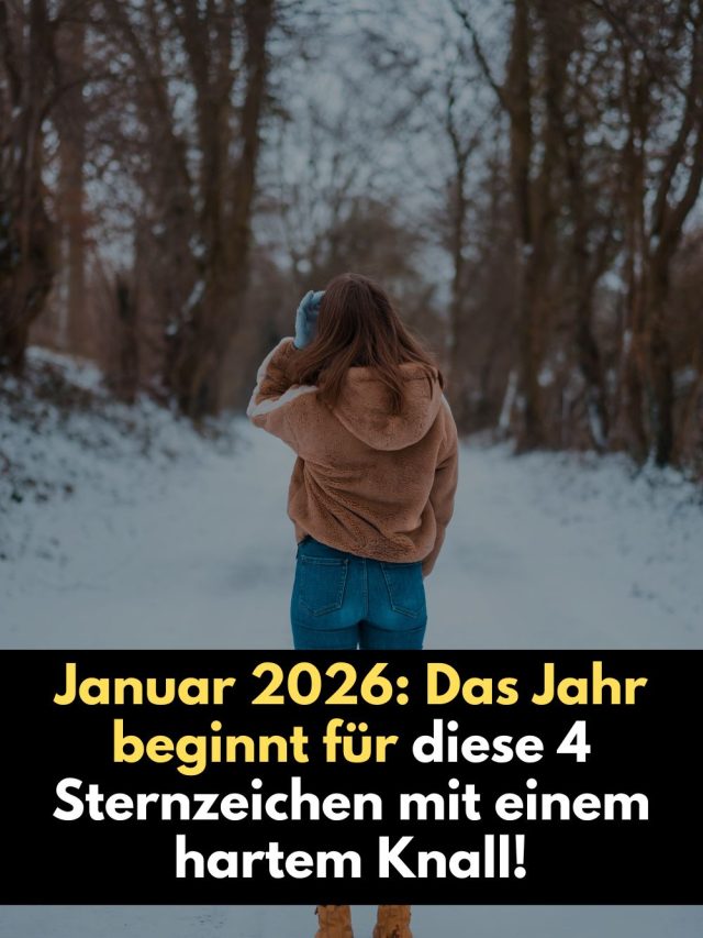 Der Januar 2026 beginnt intensiv: Für vier Sternzeichen wird der Jahresstart emotional fordernd. Erfahre, warum Stier, Jungfrau, Wassermann und Krebs jetzt besonders gefordert sind – astrologisch tiefgründig erklärt.
