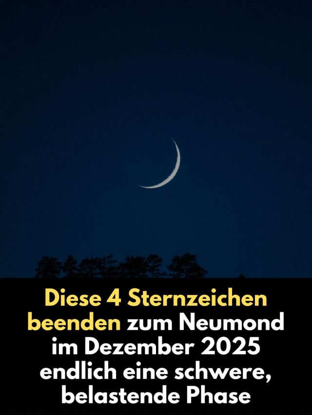 Zum Neumond am 20. Dezember 2025 endet für vier Sternzeichen endlich eine schwere, belastende Phase. Entdecke, welche Zeichen jetzt heilen, loslassen und neu beginnen dürfen – und wie die kraftvolle Neumond-Energie dein Leben transformiert.