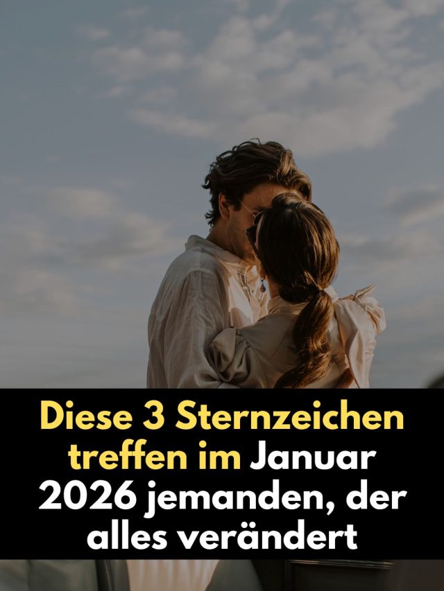 Im Januar 2026 wartet auf drei Sternzeichen eine Begegnung, die alles verändert. Erfahre, wer sich neu verliebt – tief, ehrlich und heilend.