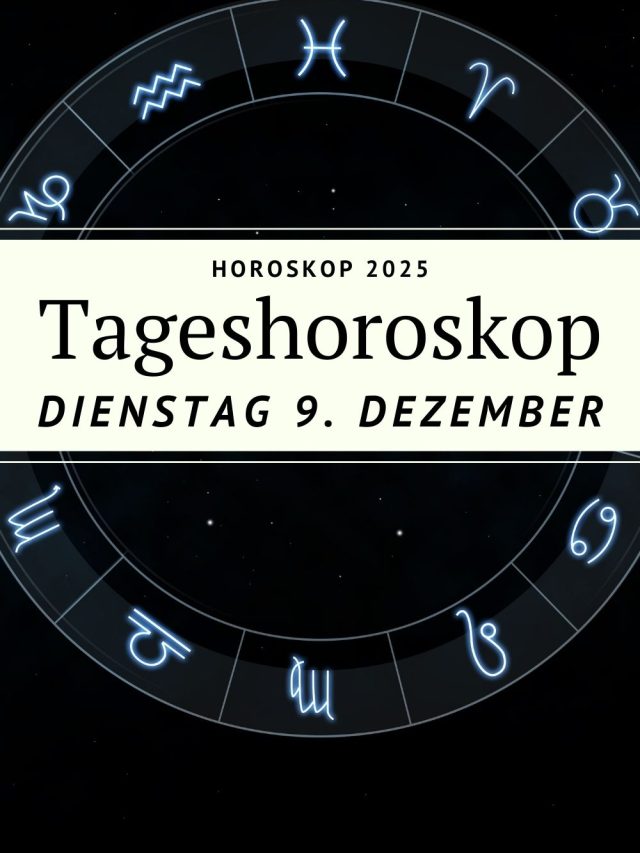 Horoskop für Dienstag, den 9. Dezember 2025. Nach dem Zwillinge-Vollmond kehrt heute himmlische Ruhe ein. Erfahre, wie die abnehmenden Mondenergien jedes Sternzeichen zu Besinnung, Klarheit und innerer Stabilität führen.