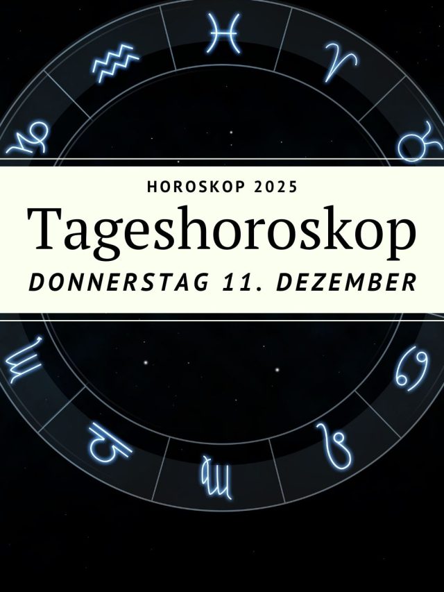 Horoskop für Donnerstag, den 11. Dezember 2025: Ein Tag voller heilsamer Erdung, innerer Stabilität, klarer Entscheidungen und emotionaler Reife. Erfahre, welche kraftvollen Botschaften der Stier-Mond und die Schütze-Sonne heute für jedes Sternzeichen bereithalten.