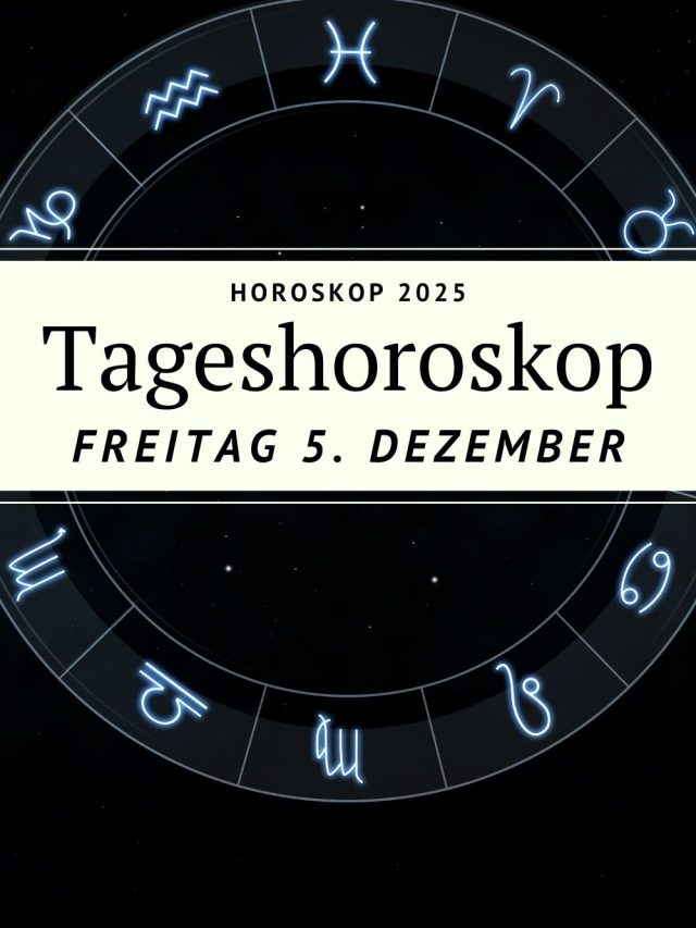Horoskop für Freitag, den 5. Dezember 2025: Mit dem Mondwechsel von Fische zu Widder beginnt ein Tag voller Mut, Klarheit und neuer Energie. Erfahre, wie sich dieser kosmische Wandel auf dein Sternzeichen auswirkt und welche Seelenbotschaft heute für dich bestimmt ist.