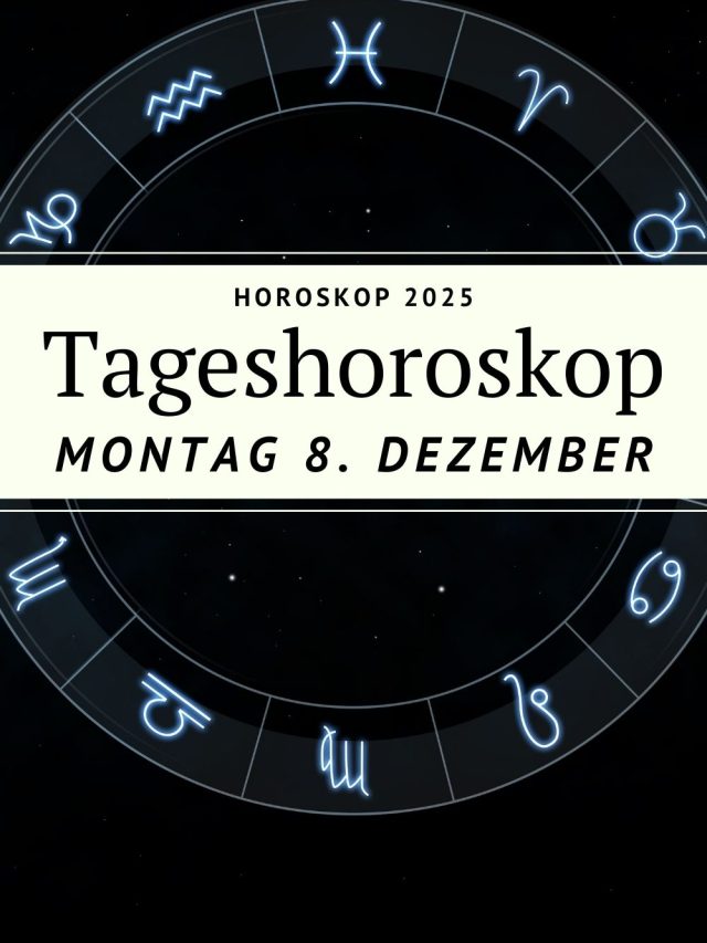 Warum das Horoskop am 8. Dezember 2025 ein außergewöhnlicher Montag ist: Widder-Mond, Schütze-Sonne und starke Transformationsenergie. Dein Tageshoroskop mit Botschaften für Mut, Klarheit und neue Wege – für alle 12 Sternzeichen.