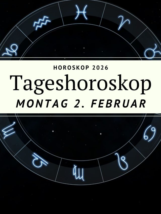 Dein Horoskop für Montag, den 2. Februar 2026: Der abnehmende Löwe-Mond nach dem Vollmond schenkt emotionale Klarheit, innere Stärke und einen achtsamen Start in die neue Woche – mit persönlicher Botschaft für jedes Sternzeichen