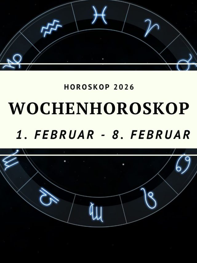 Dein Wochenhoroskop vom 1. bis 8. Februar 2026: Intensive kosmische Energien, Venus trifft Pluto, Wassermann-Sonne & tiefe Erkenntnisse für alle 12 Sternzeichen. Emotional, ehrlich & astrologisch fundiert.