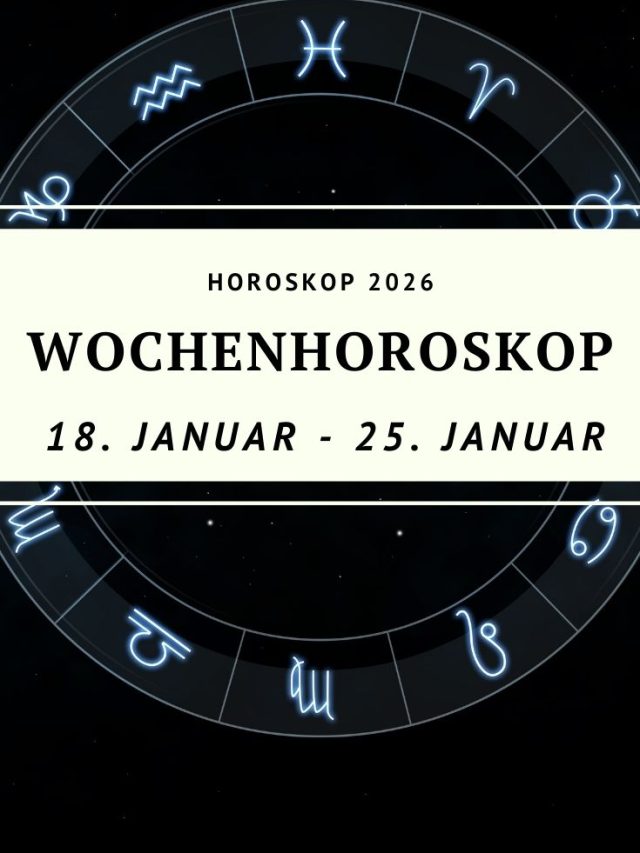 Dein Wochenhoroskop vom 18. bis 25. Januar 2026: Der Eintritt der Sonne in den Wassermann bringt Befreiung, neue Visionen und emotionale Heilung für alle Sternzeichen.