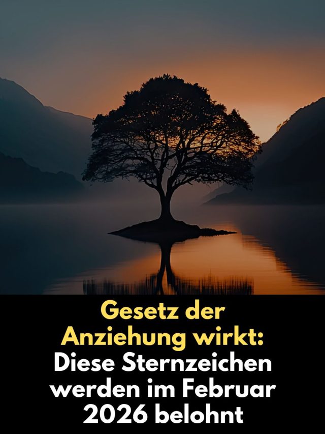 Der Februar 2026 bringt eine besondere spirituelle Energie: Diese 3 Sternzeichen ziehen mit dem Gesetz der Anziehung erfüllte Wünsche, innere Heilung und neue Chancen an.