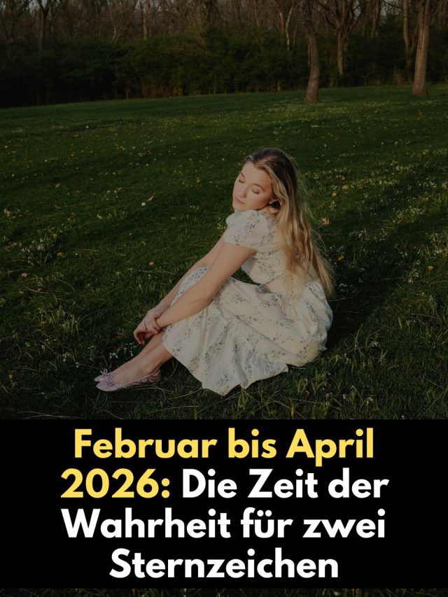 Februar bis April 2026 werden zu Schicksalsmonaten: Zwei Sternzeichen stehen vor tiefen Wahrheiten, karmischen Entscheidungen und einem Wendepunkt, der ihr Leben nachhaltig verändert.