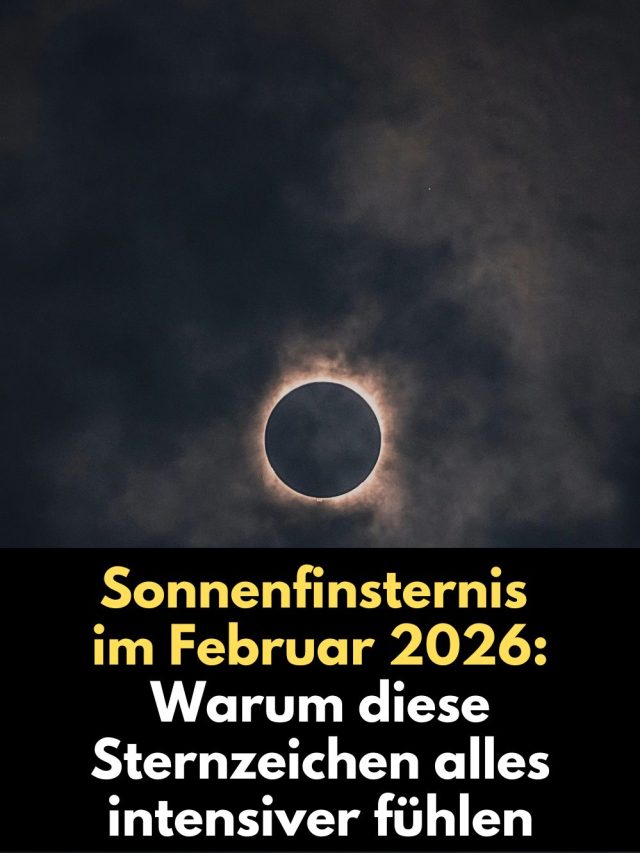 Die ringförmige Sonnenfinsternis am 17. Februar 2026 bringt einen kosmischen Wendepunkt. Diese 3 Sternzeichen spüren die Energie besonders intensiv – emotional, ehrlich und lebensverändernd.