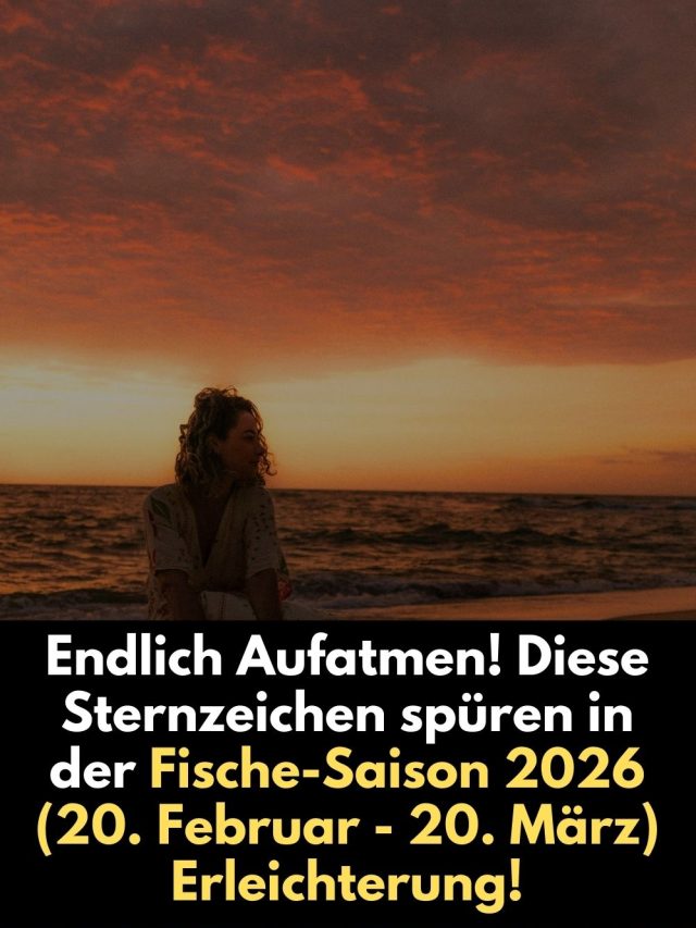 Fische-Saison 2026 bringt Heilung und emotionale Klarheit. Krebs, Jungfrau und Steinbock erleben vom 20. Februar bis 20. März 2026 einen Wendepunkt – mit Mondfinsternis, Neumond und spürbarer Erleichterung.