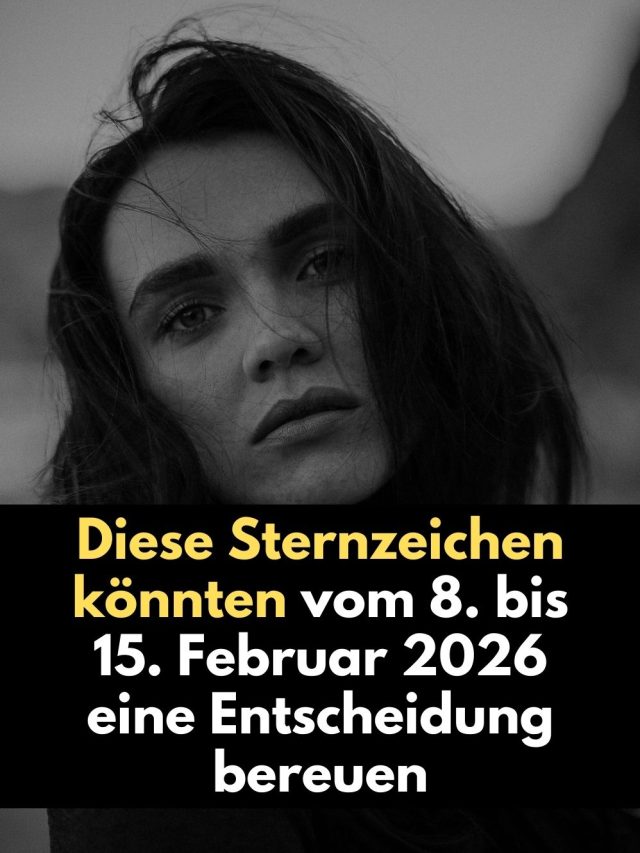 Zwischen dem 8. und 15. Februar 2026 erleben zwei Sternzeichen eine sensible astrologische Phase. Welche Entscheidungen jetzt bereut werden könnten – und wie du achtsam damit umgehst.