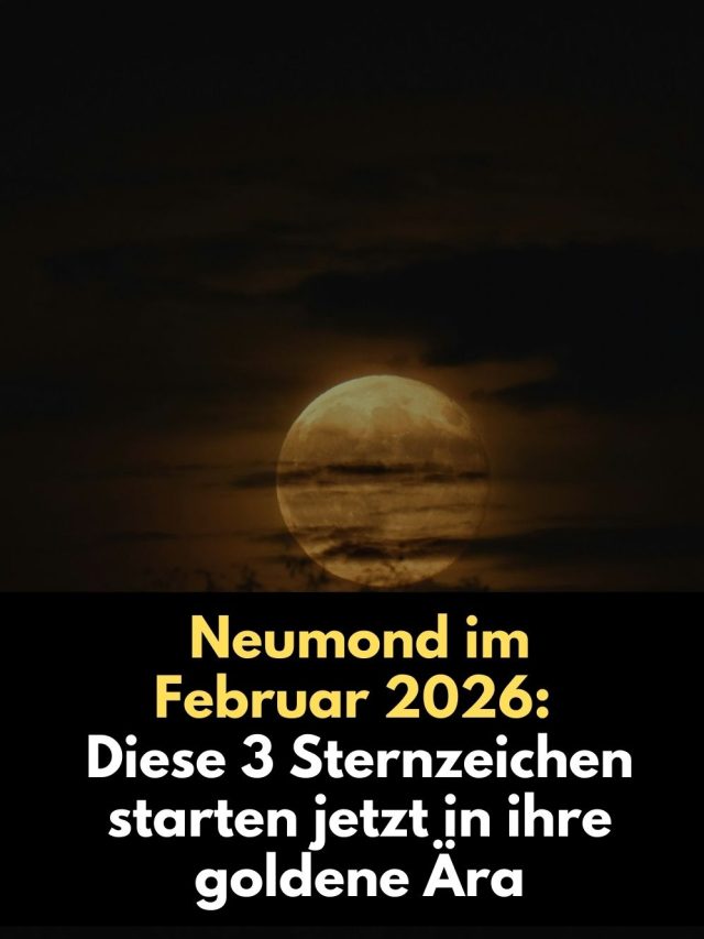 Der Neumond am 17. Februar 2026 läutet für drei Sternzeichen eine goldene Ära ein. Erfahre, wer jetzt Heilung, Klarheit und einen tiefen Neubeginn erlebt.
