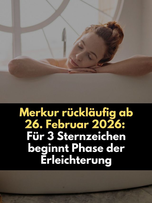 Merkur ist ab dem 26. Februar 2026 rückläufig in den Fischen. Erfahre, welche 3 Sternzeichen jetzt Erleichterung spüren, wie Du Missverständnisse vermeidest und diese Phase für Dich nutzt.