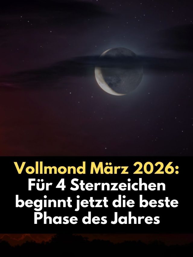 Vollmond mit Blutmond am 3. März 2026: Erfahre, welche 4 Sternzeichen jetzt heilen, loslassen und in ihre glücklichste Phase starten. Mit spiritueller Deutung & Ritualen.