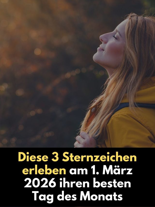 Diese 3 Sternzeichen erleben am 1. März 2026 ihren besten Tag des Monats. Erfahre, warum Stier, Löwe und Wassermann jetzt vor einem emotionalen und spirituellen Durchbruch stehen.