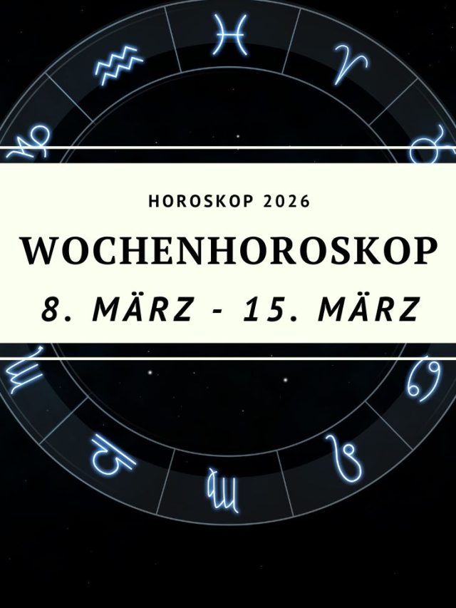 Wochenhoroskop vom 8. bis 15. März 2026: Abnehmender Mond, letztes Viertel und die Sonne in den Fischen bringen eine Phase des Loslassens, der ehrlichen Bilanz und inneren Klärung für alle Sternzeichen.