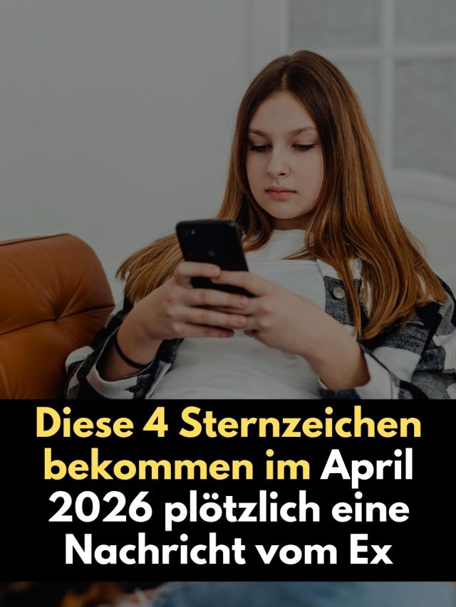 Plötzlich meldet sich der Ex wieder? Im April 2026 könnten vier Sternzeichen überraschend eine Nachricht aus der Vergangenheit erhalten. Erfahre, welche Sternzeichen betroffen sind und was die Astrologie dazu sagt.