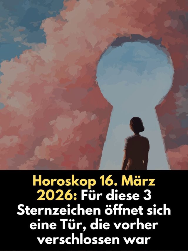 Am 16. März 2026 bringt die kosmische Energie eine stille, aber kraftvolle Wende. Für Widder, Krebs und Wassermann öffnet sich eine Tür, die lange verschlossen schien. Erfahre jetzt, was Sonne in den Fischen, Mond im Wassermann und Venus im Widder für dein Sternzeichen bedeuten.