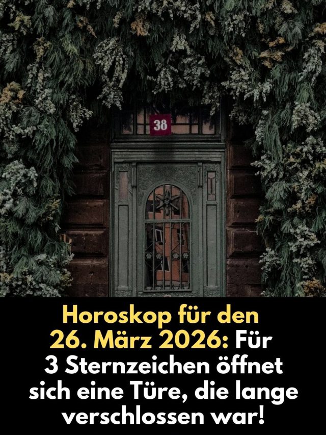 Horoskop für den 26. März 2026: Für Stier, Jungfrau und Schütze beginnt ein neuer Abschnitt. Die Widder-Sonne und der Krebs-Mond öffnen eine Tür für Veränderungen, Klarheit und mutige Entscheidungen.