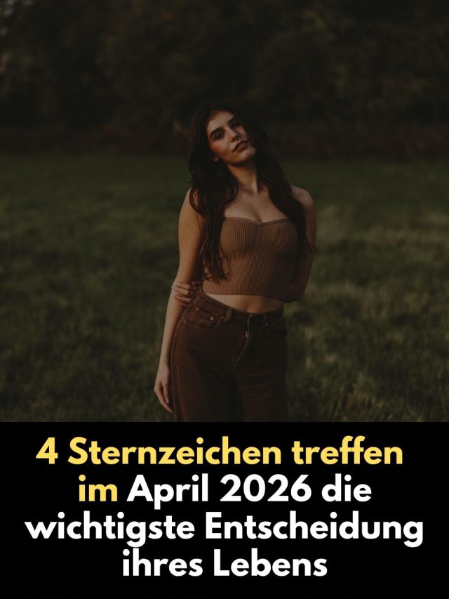 April 2026 bringt eine kraftvolle Wendung: 4 Sternzeichen treffen eine Entscheidung, die ihr Leben für immer verändert. Erfahre, ob du dazugehörst und was dich erwartet.