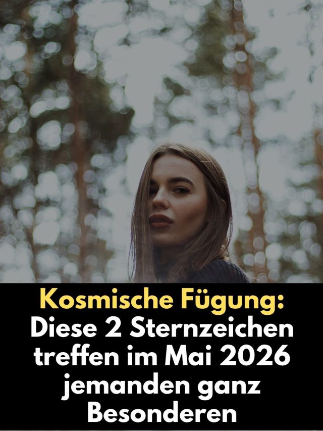 Im Mai 2026 sorgt eine seltene astrologische Konstellation für magische Begegnungen. Erfahre, welche 2 Sternzeichen jemanden ganz Besonderen treffen – und warum diese Begegnung dein Leben verändern kann.