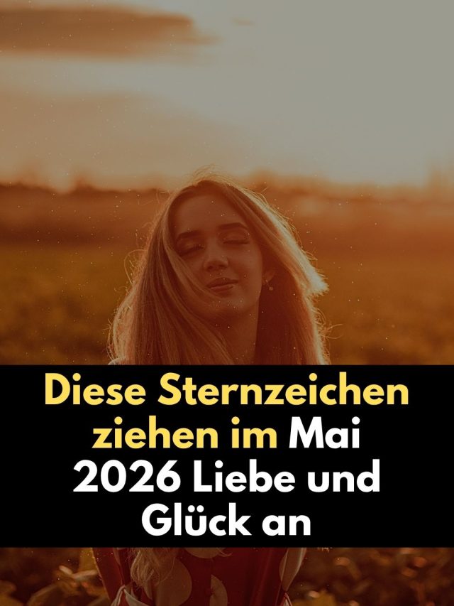 Diese 6 Sternzeichen haben im Mai 2026 eine unwiderstehliche Ausstrahlung. Erfahre, wer jetzt Liebe, Glück und intensive Begegnungen anzieht – laut aktueller Astrologie.