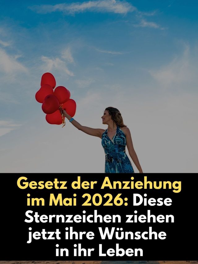 Im Mai 2026 wirkt das Gesetz der Anziehung besonders stark. Erfahre, welche 3 Sternzeichen jetzt ihre Wünsche manifestieren und warum sich ihr Leben plötzlich verändert.