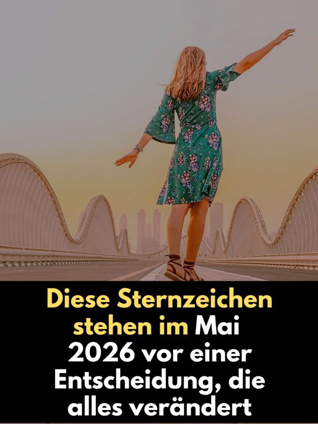 Im Mai 2026 stehen vier Sternzeichen vor einer lebensverändernden Entscheidung. Erfahre, ob auch du betroffen bist und welche kosmischen Kräfte dein Leben jetzt neu ausrichten.