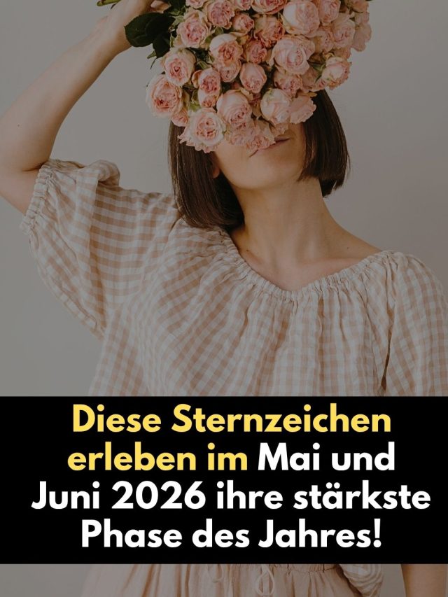 Diese 5 Sternzeichen blühen im Mai und Juni 2026 richtig auf! Erfahre, wer jetzt Erfolg, Liebe und persönliches Wachstum erlebt – laut aktueller Astrologie.