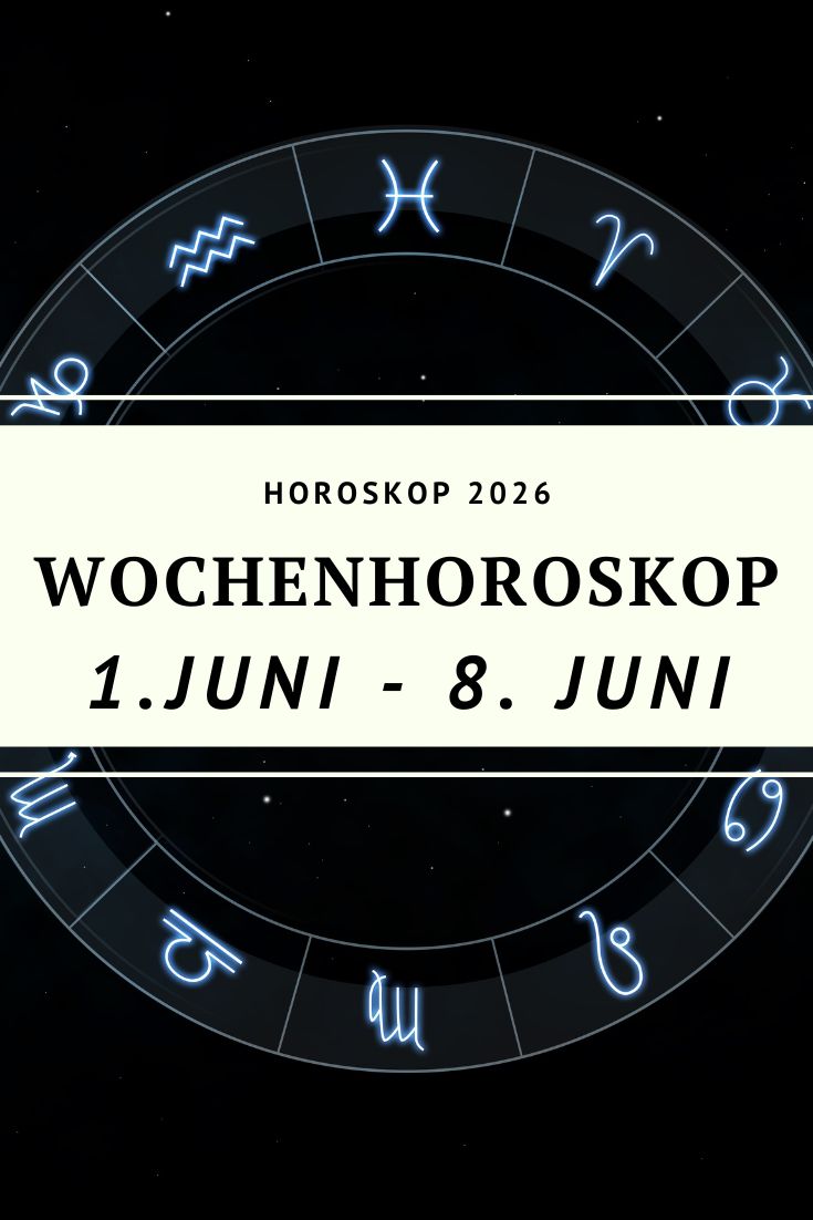Wochenhoroskop Juni 2026, Wochenhoroskop 1 bis 8 Juni 2026, Horoskop diese Woche, Sternzeichen Juni 2026, astrologischer Ausblick Juni 2026, Merkur im Krebs 2026, Venus Jupiter Krebs, Horoskop Widder Juni 2026, Horoskop Stier Juni 2026, Horoskop Zwillinge Juni 2026, Horoskop Krebs Juni 2026, Horoskop Löwe Juni 2026, Horoskop Jungfrau Juni 2026, Horoskop Waage Juni 2026, Horoskop Skorpion Juni 2026, Horoskop Schütze Juni 2026, Horoskop Steinbock Juni 2026, Horoskop Wassermann Juni 2026, Horoskop Fische Juni 2026, Wochenausblick Sternzeichen, Astrologie Juni 2026, Deno Licina Horoskop