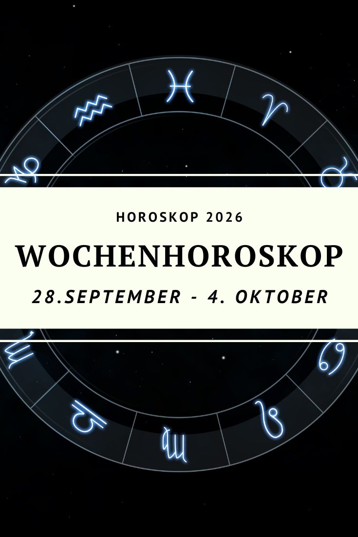 Wochenhoroskop 28. September bis 4. Oktober 2026, Wochenhoroskop Oktober 2026, Horoskop diese Woche, Horoskop September 2026, Horoskop Oktober 2026, Wochenhoroskop alle Sternzeichen, Liebeshoroskop Woche, Berufshoroskop Woche, Venus rückläufig 2026, Merkur im Skorpion, letztes Viertel im Krebs, Mars im Löwen, Pluto im Wassermann, Astrologie Oktober 2026, Sternzeichen Wochenprognose, Wochenbotschaft Sternzeichen