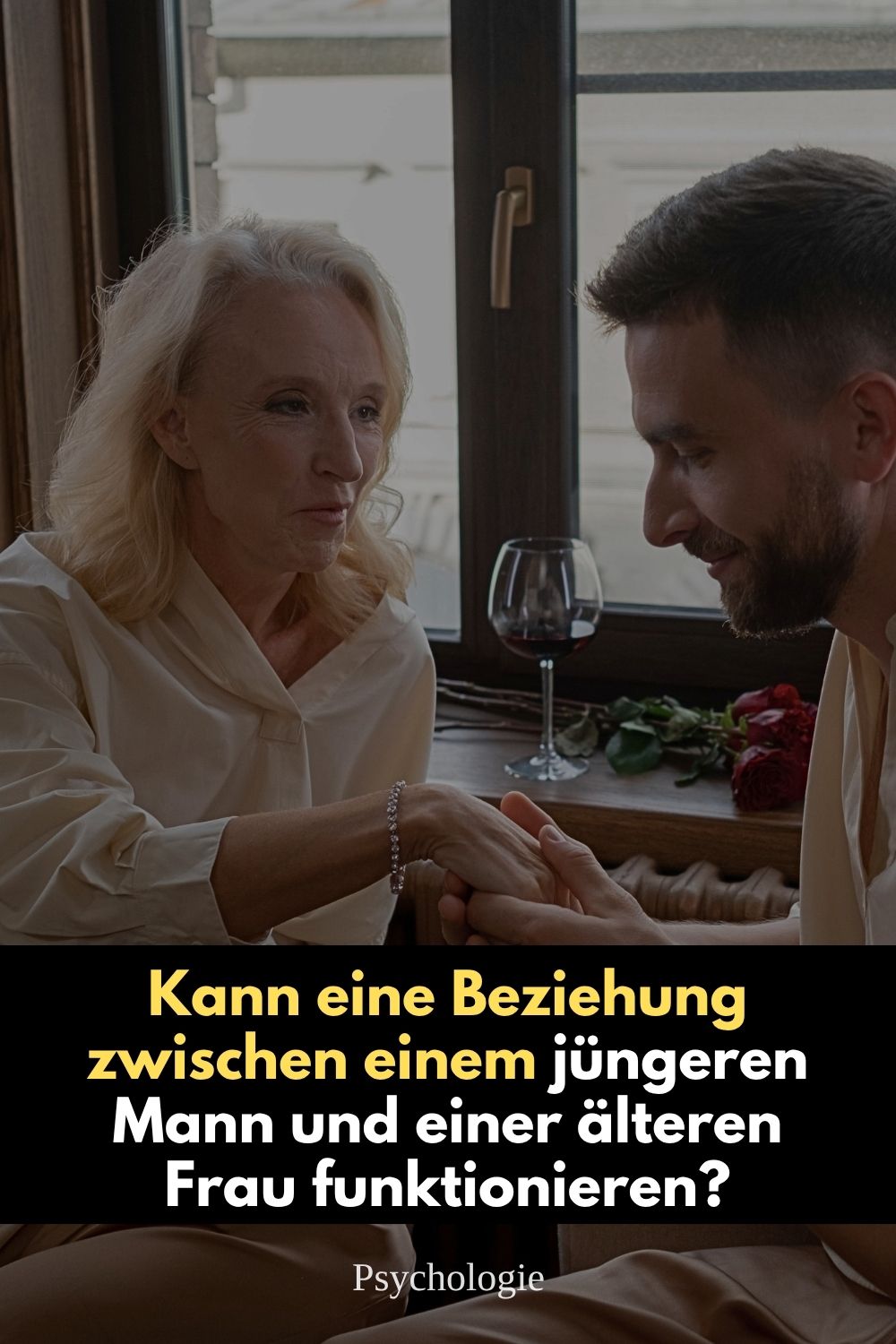 jüngerer Mann ältere Frau, Beziehung mit Altersunterschied, ältere Frau jüngerer Mann, Liebe trotz Altersunterschied, Partnerschaft Altersunterschied, jüngerer Partner, ältere Partnerin, Altersunterschied Beziehung, Beziehung mit jüngerem Mann, Liebe kennt kein Alter, verschiedene Lebensphasen, Zukunftsplanung als Paar, großer Altersunterschied, Beziehung auf Augenhöhe