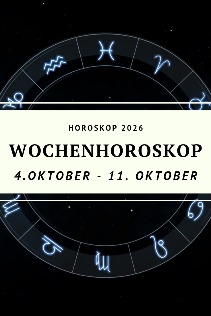 Wochenhoroskop 4. bis 11. Oktober 2026, Wochenhoroskop Oktober 2026, Horoskop alle Sternzeichen, Horoskop Liebe, Berufshoroskop, Finanzhoroskop, Neumond Waage 2026, Venus rückläufig, astrologische Wochenvorschau, Sternzeichen Horoskop 2026