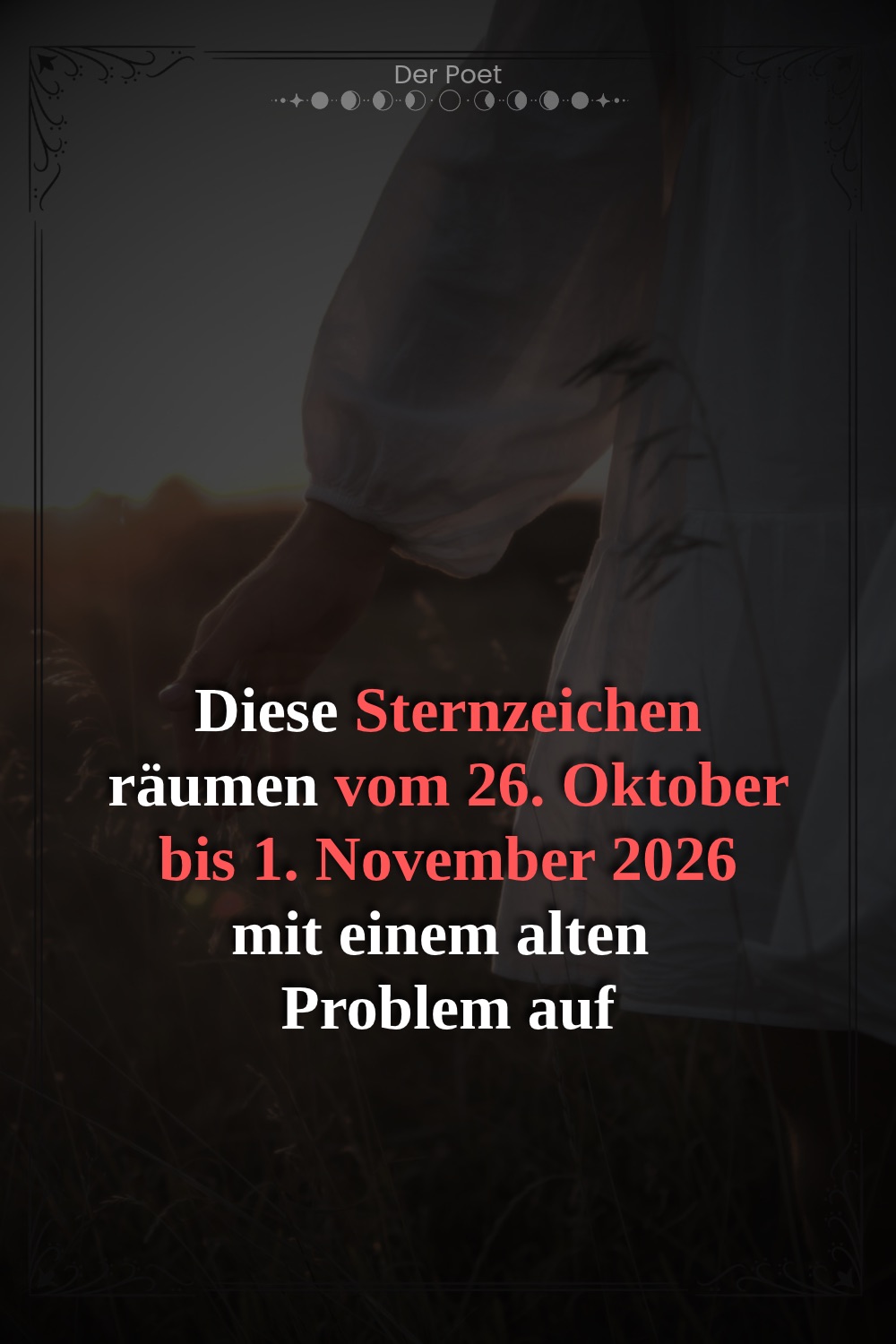 Sternzeichen lösen altes Problem, Horoskop 26. Oktober bis 1. November 2026, Wochenhoroskop Oktober 2026, Sternzeichen Veränderung, Sternzeichen Problemlösung, für diese Sternzeichen wird alles besser, astrologische Wende, Horoskop Stier, Horoskop Zwillinge, Horoskop Waage, Vollmond im Stier 2026, Merkur rückläufig, Venus rückläufig, Sternzeichen neue Klarheit, Wochenhoroskop für Sternzeichen